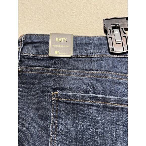 Kut from the Kloth Katy Boyfriend Denim Blue Shorts Plus Size 20W 6.5" new - Picture 5 of 12